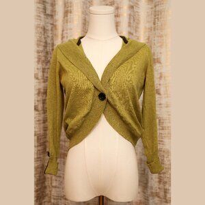 CAbi Style 282 Green Hoodie Sweater Size S